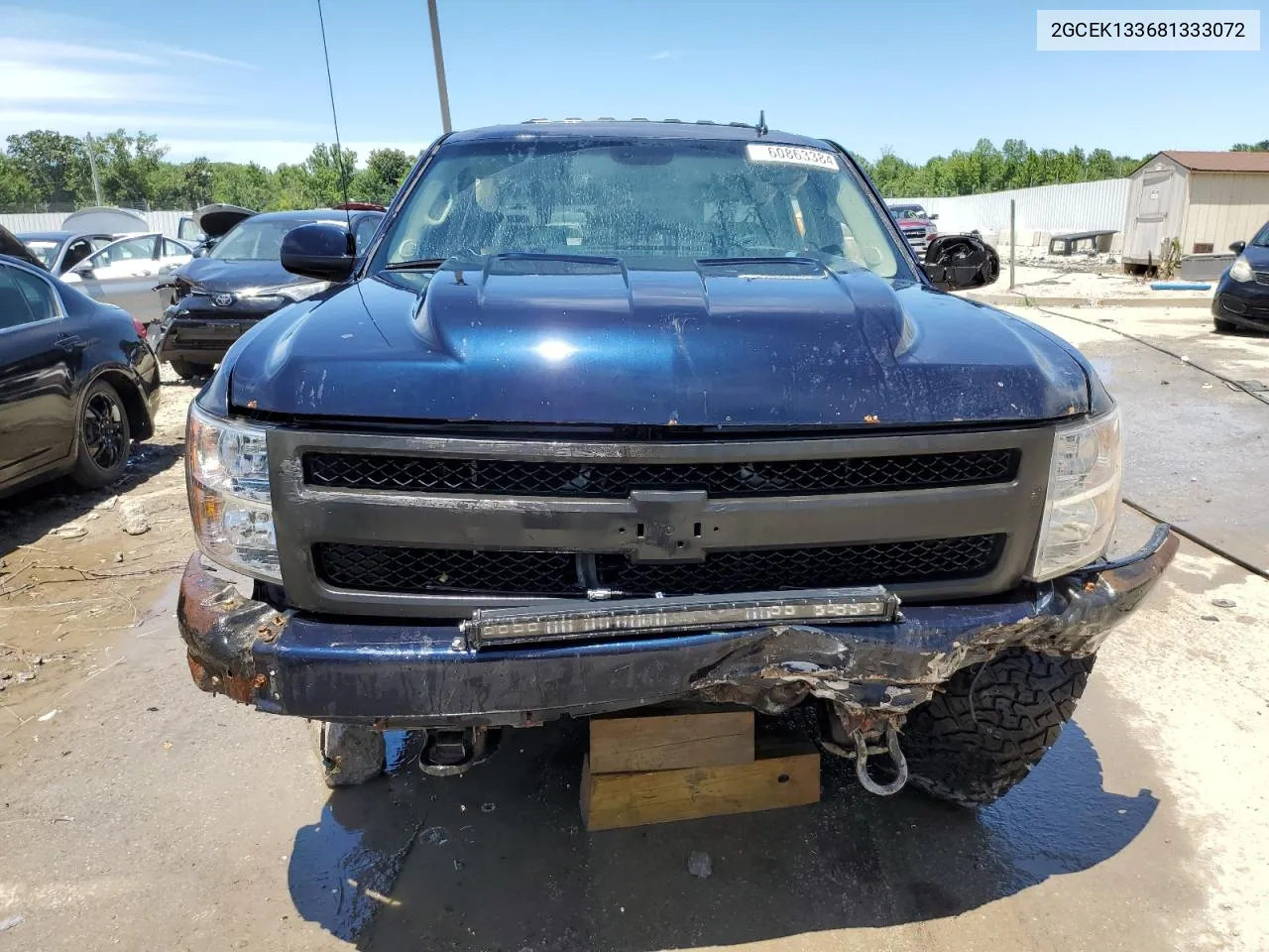 2008 Chevrolet Silverado K1500 VIN: 2GCEK133681333072 Lot: 60863384