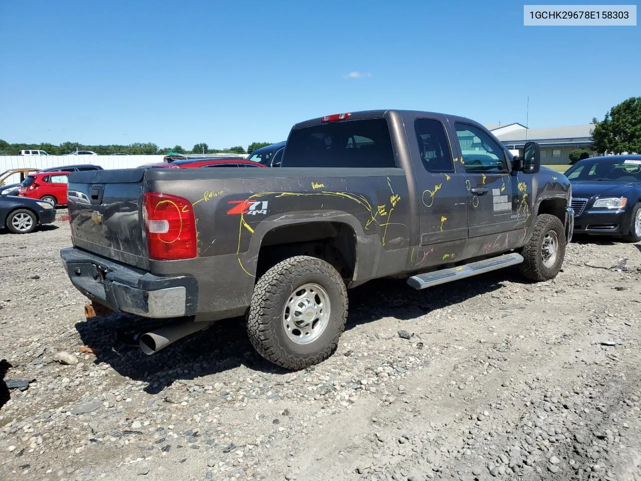 2008 Chevrolet Silverado K2500 Heavy Duty VIN: 1GCHK29678E158303 Lot: 61115624