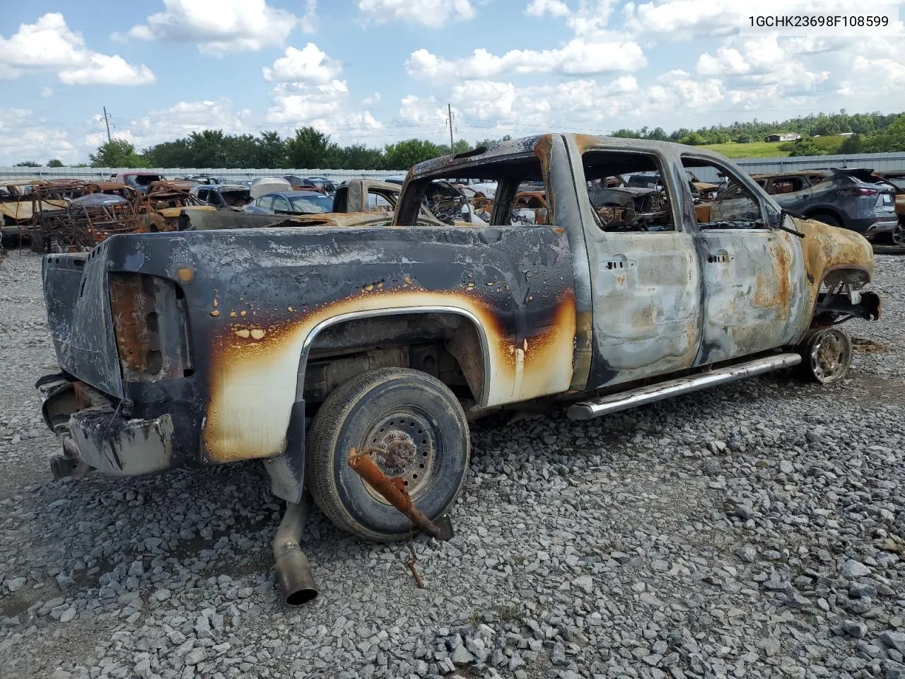 2008 Chevrolet Silverado K2500 Heavy Duty VIN: 1GCHK23698F108599 Lot: 62218934