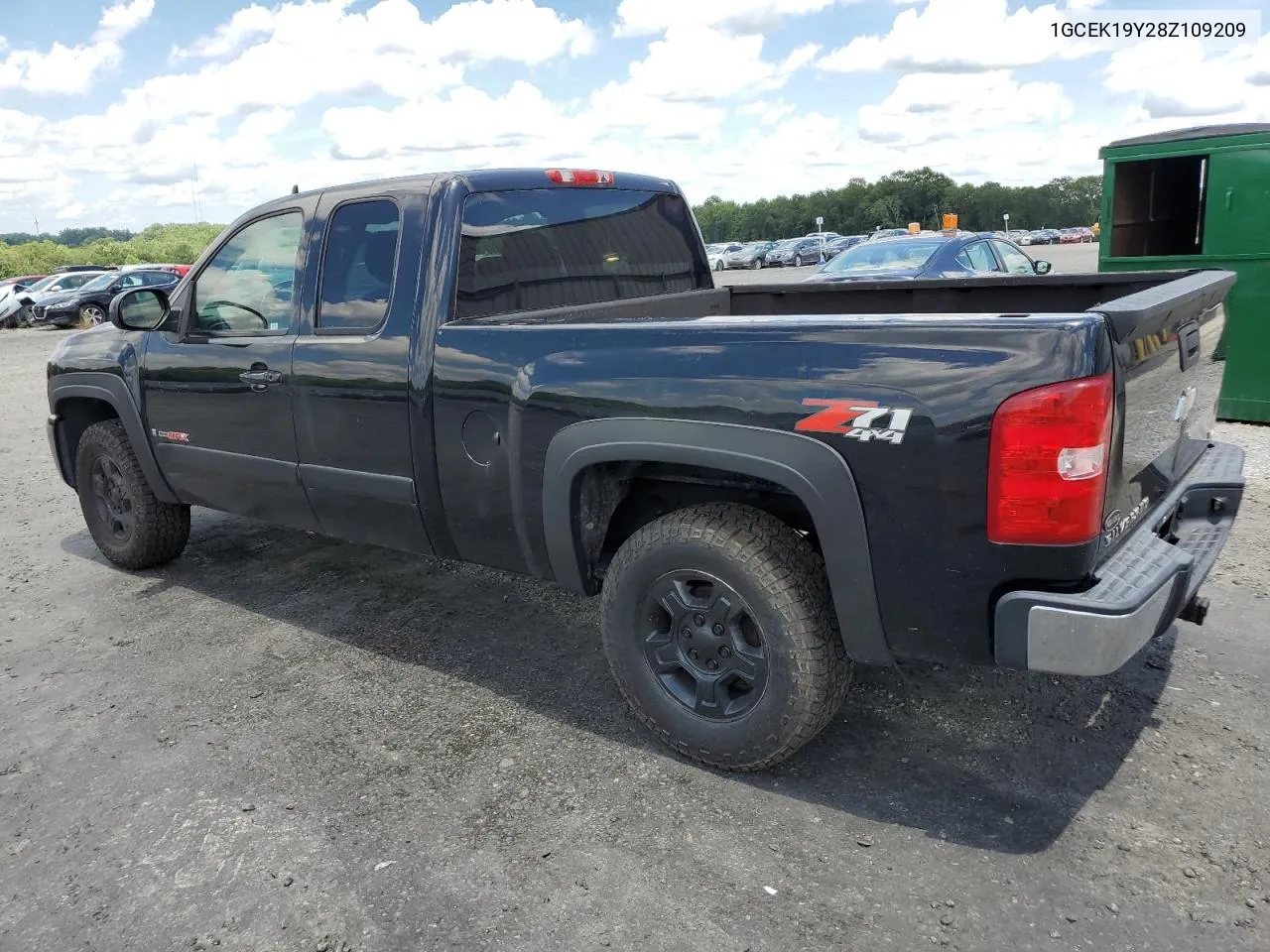 2008 Chevrolet Silverado K1500 VIN: 1GCEK19Y28Z109209 Lot: 62672864