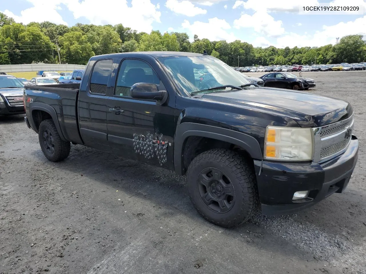 2008 Chevrolet Silverado K1500 VIN: 1GCEK19Y28Z109209 Lot: 62672864