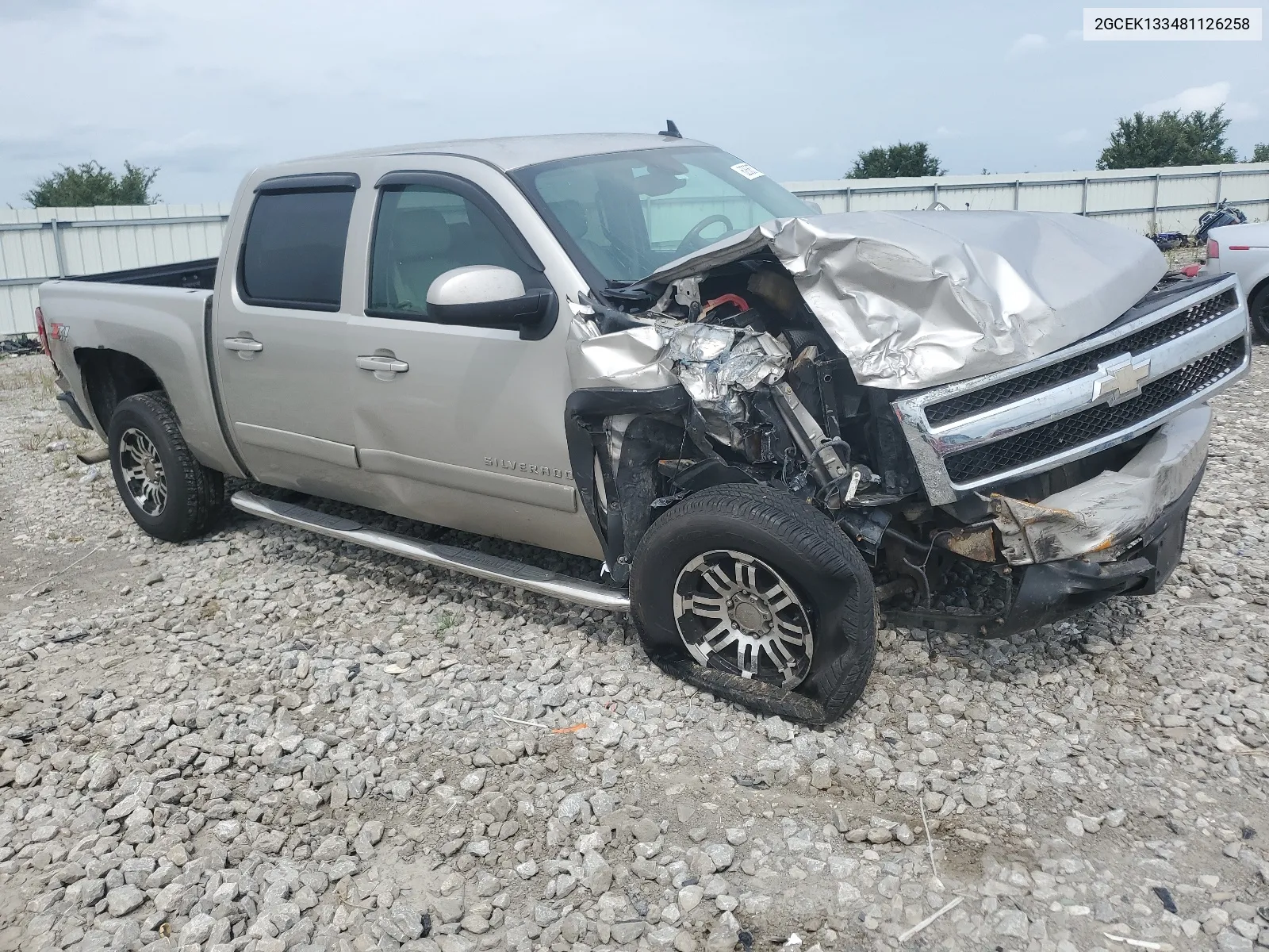 2GCEK133481126258 2008 Chevrolet Silverado K1500