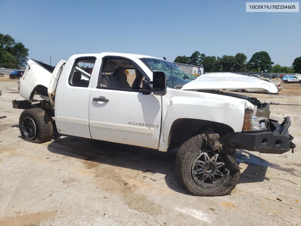 2008 Chevrolet Silverado K1500 VIN: 1GCEK19J78Z254605 Lot: 63206084