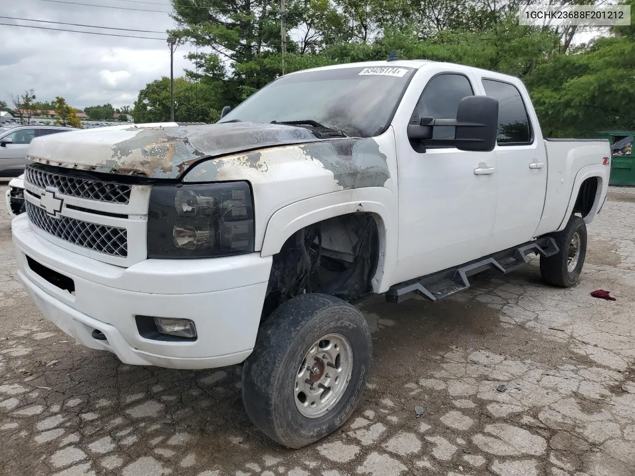 2008 Chevrolet Silverado K2500 Heavy Duty VIN: 1GCHK23688F201212 Lot: 63426174