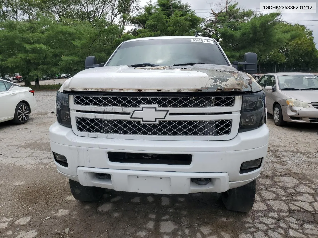 2008 Chevrolet Silverado K2500 Heavy Duty VIN: 1GCHK23688F201212 Lot: 63426174