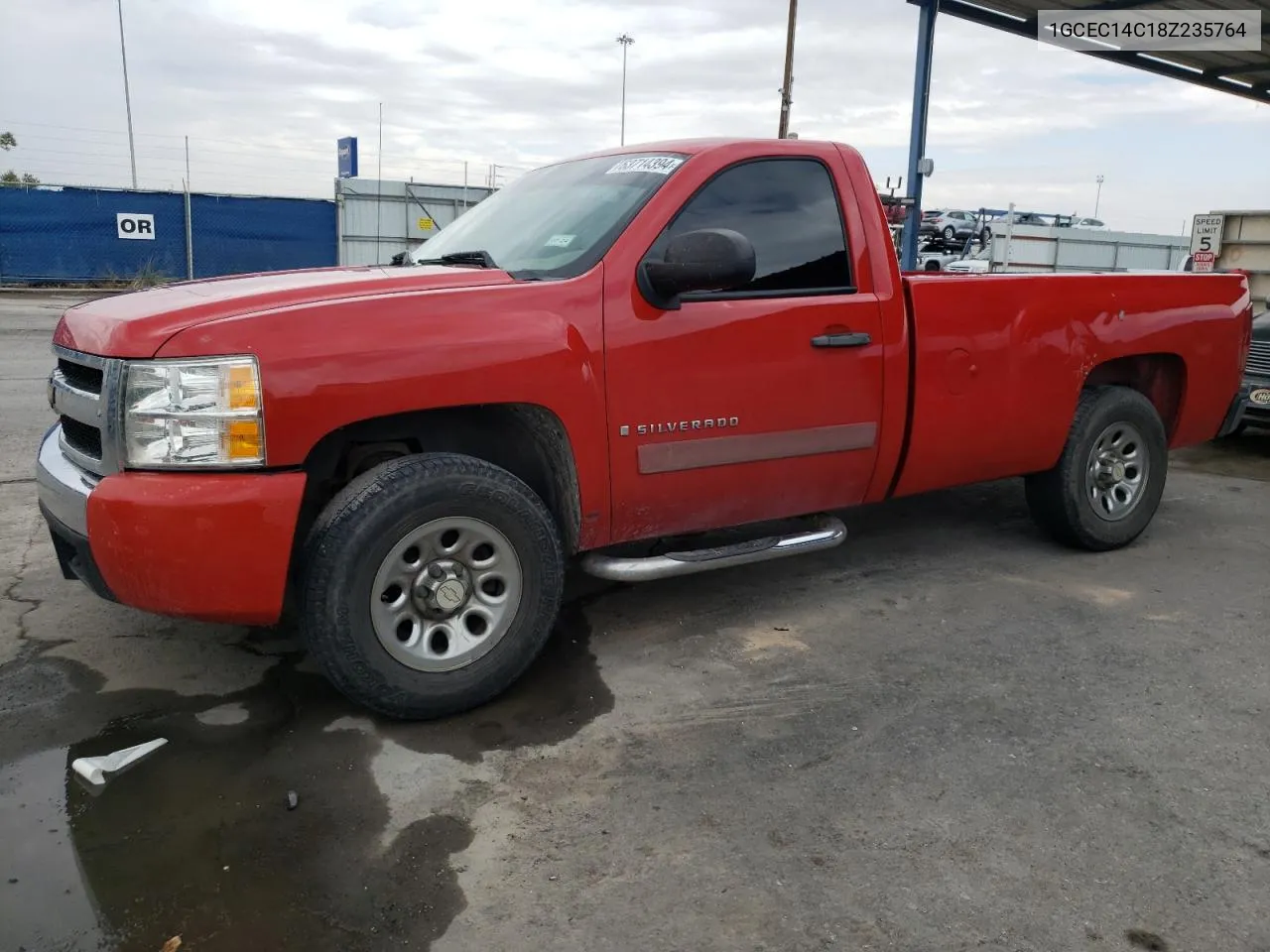 2008 Chevrolet Silverado C1500 VIN: 1GCEC14C18Z235764 Lot: 63714394