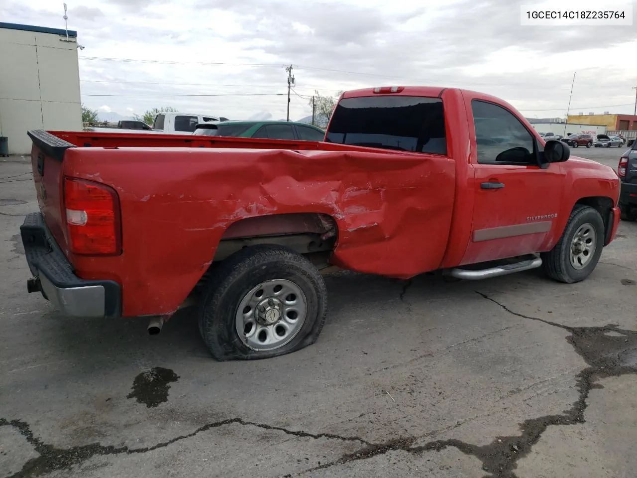 2008 Chevrolet Silverado C1500 VIN: 1GCEC14C18Z235764 Lot: 63714394