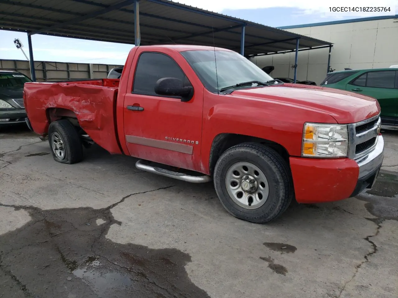 2008 Chevrolet Silverado C1500 VIN: 1GCEC14C18Z235764 Lot: 63714394