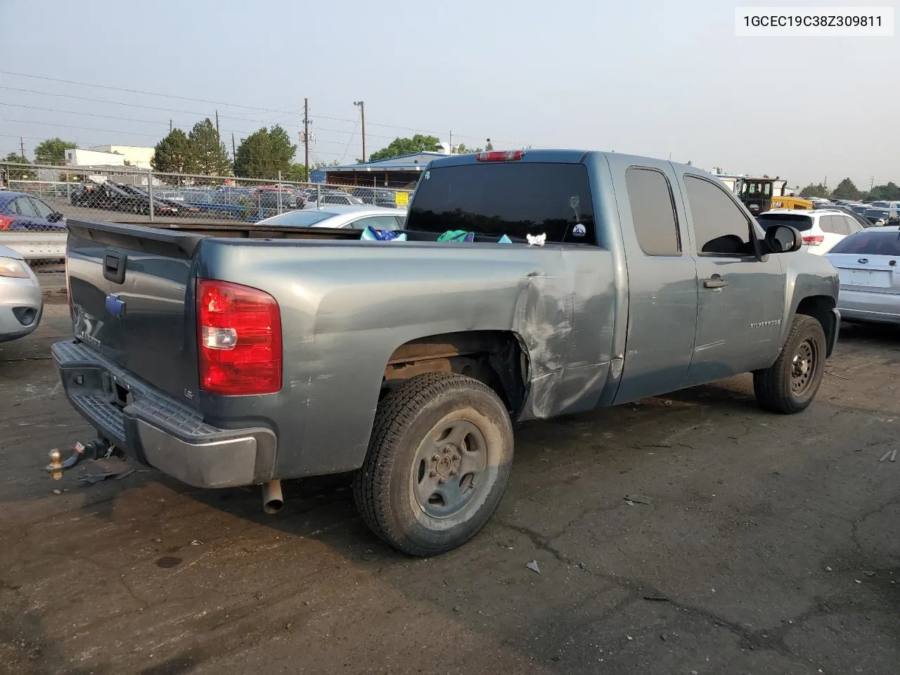 2008 Chevrolet Silverado C1500 VIN: 1GCEC19C38Z309811 Lot: 64432374