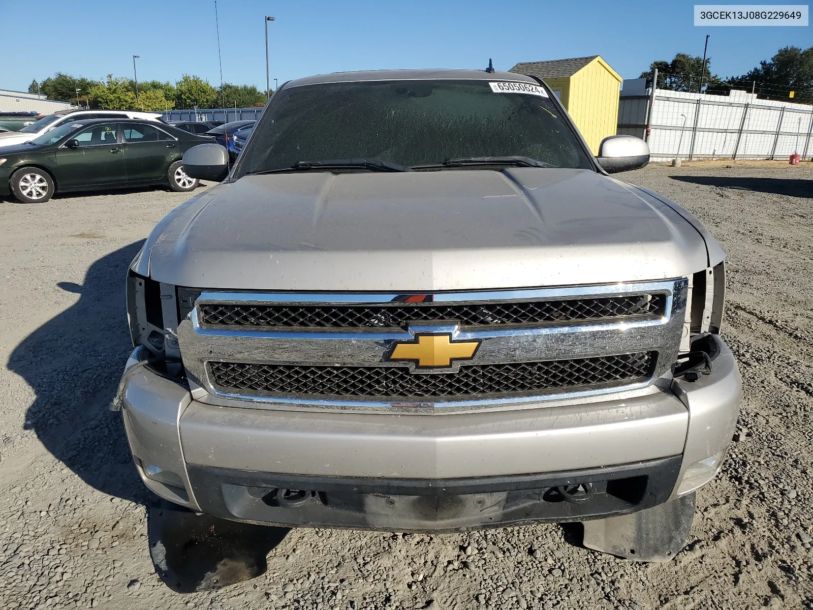 2008 Chevrolet Silverado K1500 VIN: 3GCEK13J08G229649 Lot: 65050624