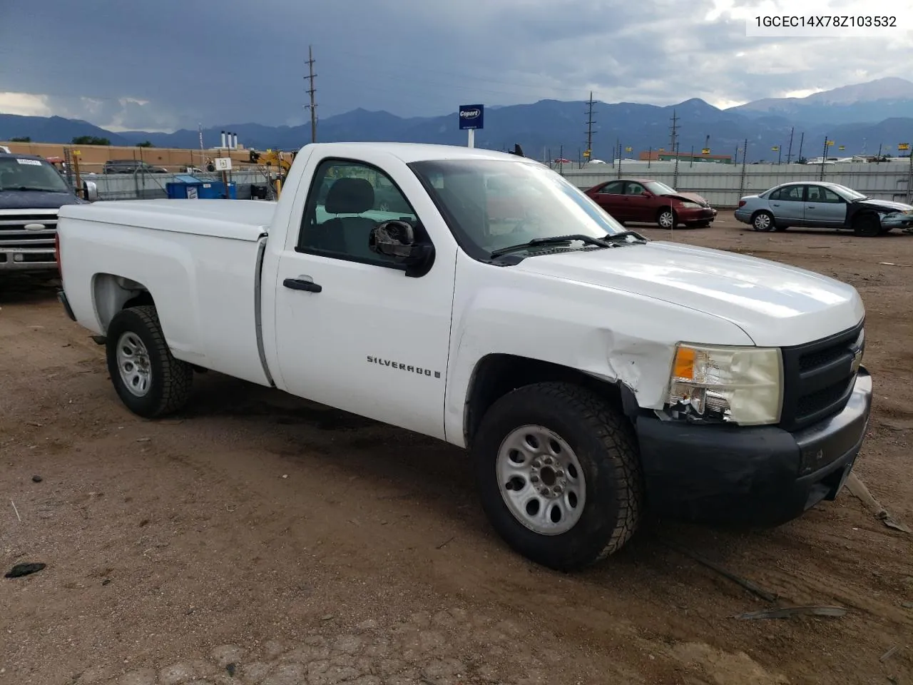 2008 Chevrolet Silverado C1500 VIN: 1GCEC14X78Z103532 Lot: 66151734