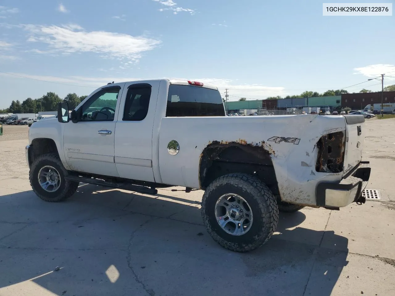 2008 Chevrolet Silverado K2500 Heavy Duty VIN: 1GCHK29KX8E122876 Lot: 66865374