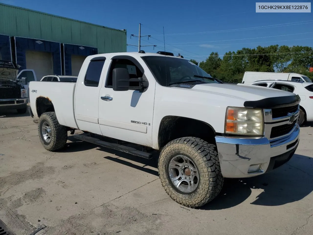 2008 Chevrolet Silverado K2500 Heavy Duty VIN: 1GCHK29KX8E122876 Lot: 66865374