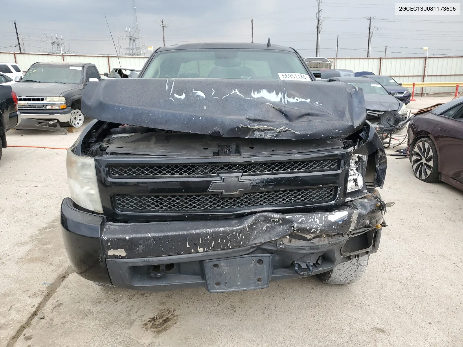 2008 Chevrolet Silverado C1500 VIN: 2GCEC13J081173606 Lot: 66951184