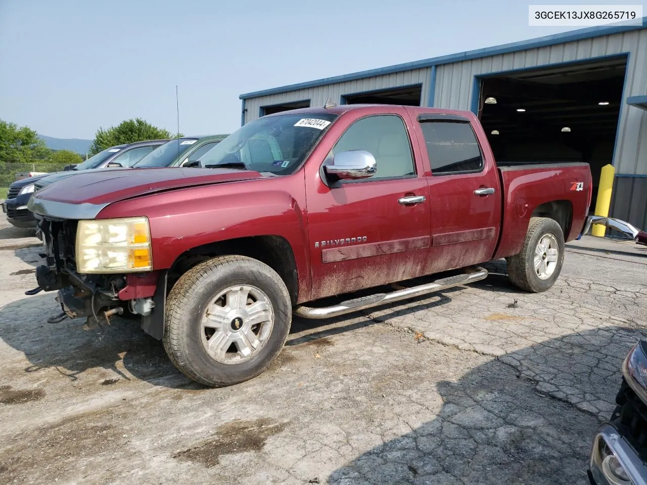 3GCEK13JX8G265719 2008 Chevrolet Silverado K1500