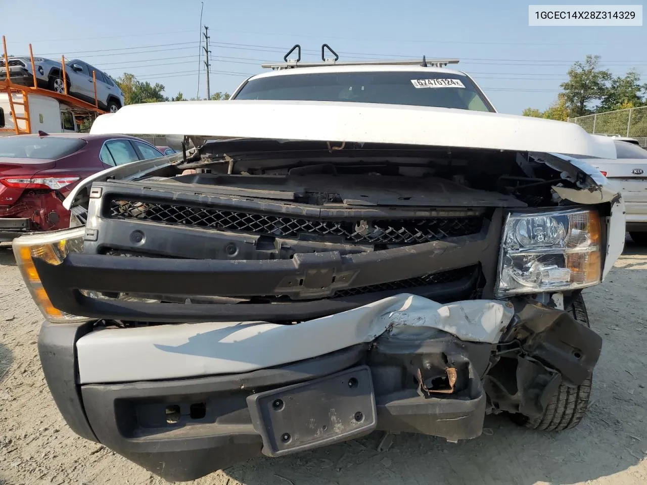 2008 Chevrolet Silverado C1500 VIN: 1GCEC14X28Z314329 Lot: 67476124