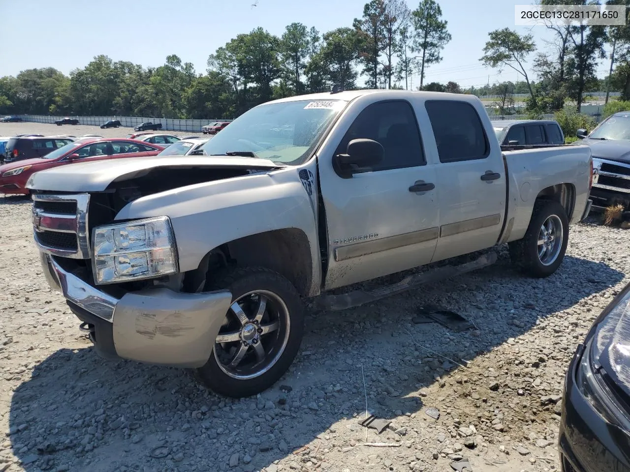 2008 Chevrolet Silverado C1500 VIN: 2GCEC13C281171650 Lot: 67529484