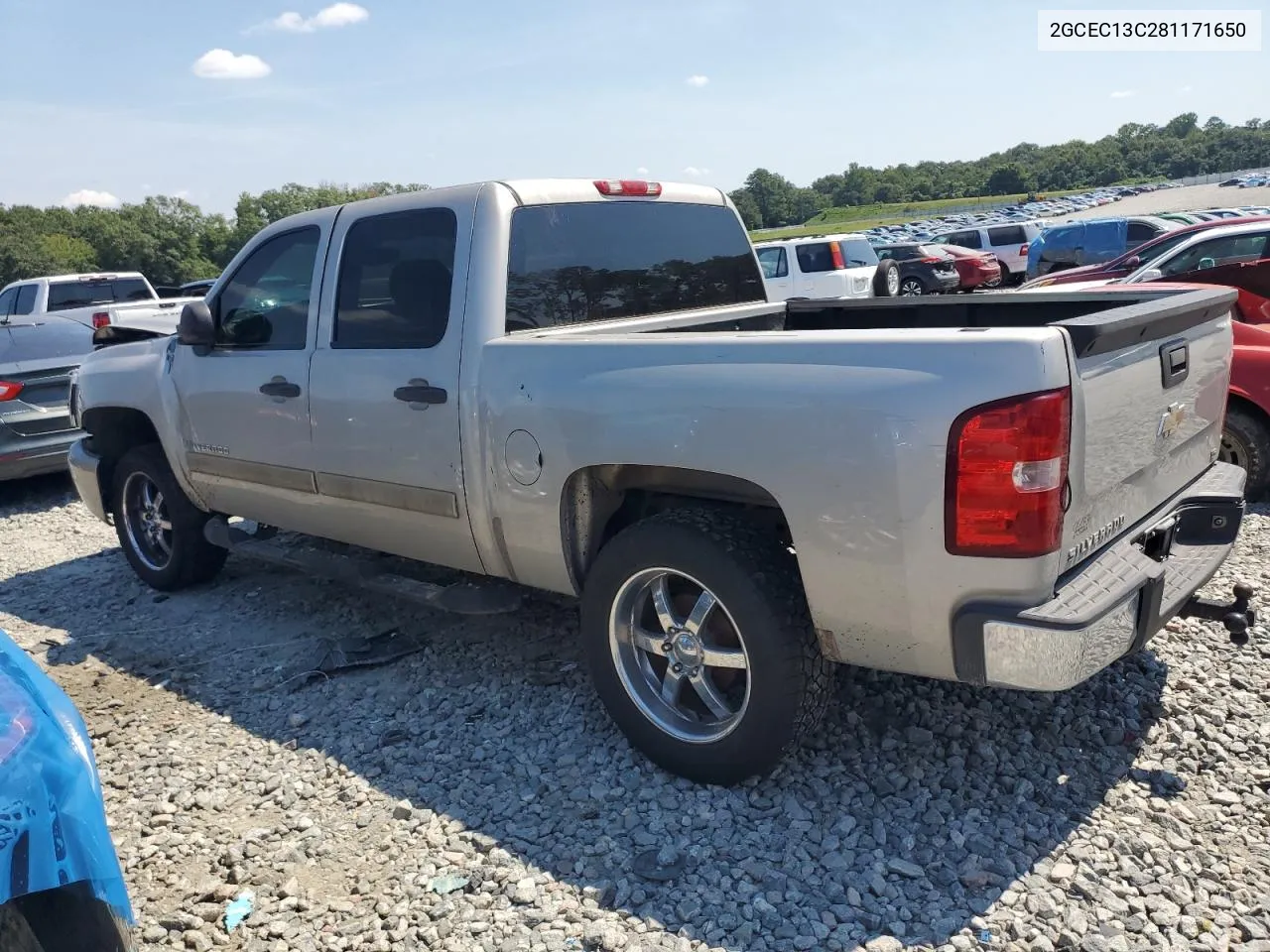 2008 Chevrolet Silverado C1500 VIN: 2GCEC13C281171650 Lot: 67529484