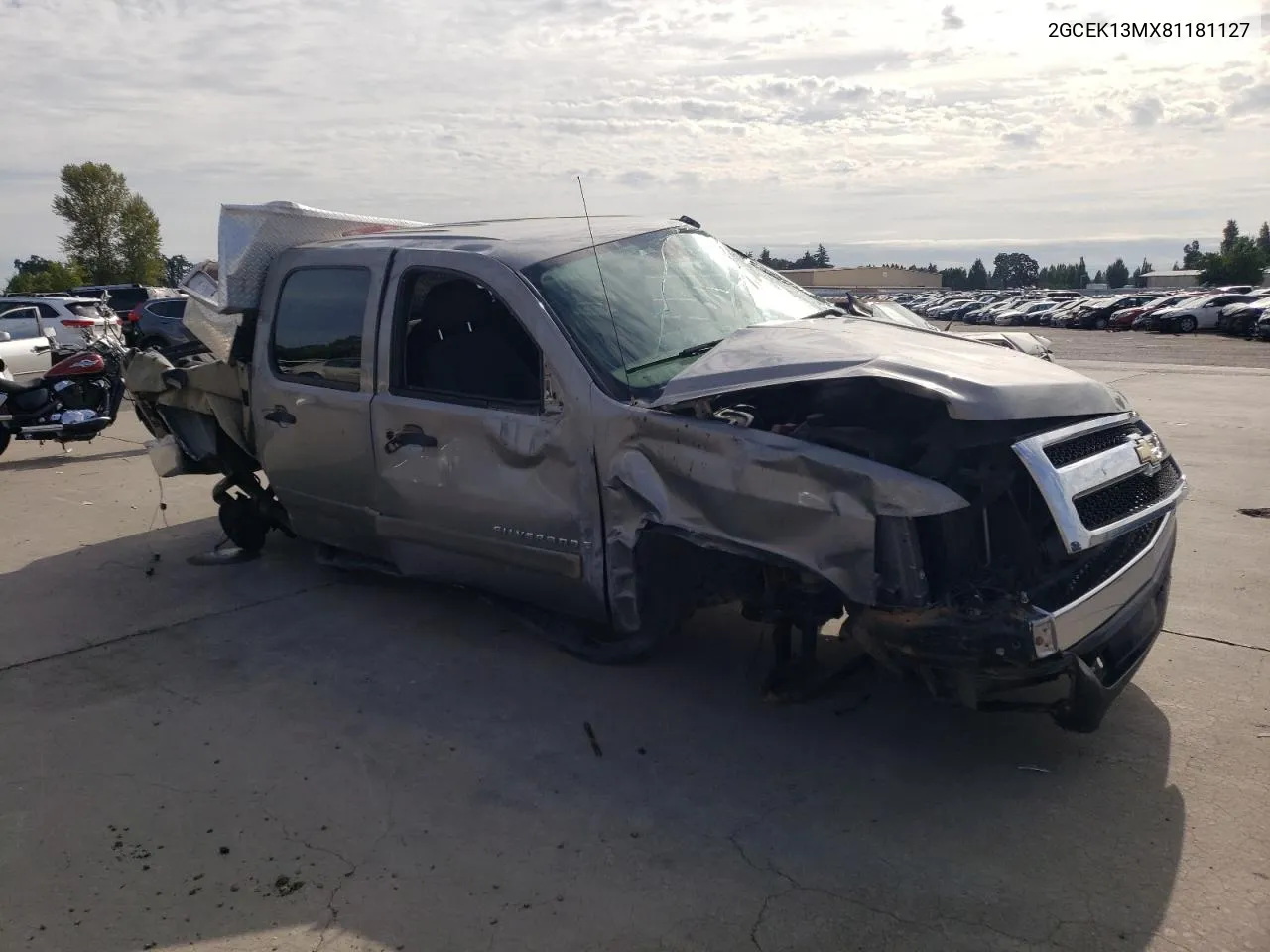 2008 Chevrolet Silverado K1500 VIN: 2GCEK13MX81181127 Lot: 67541494