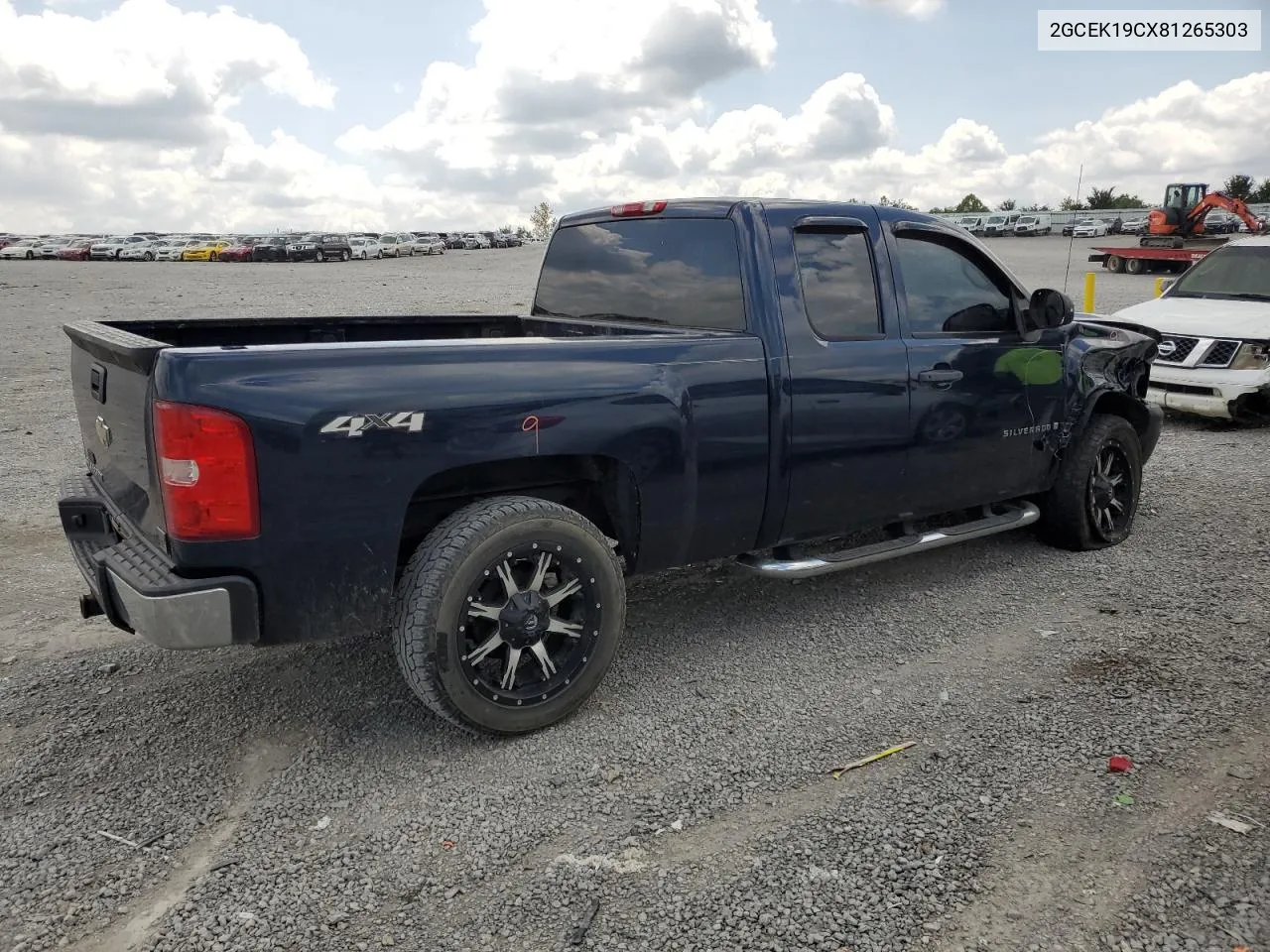 2008 Chevrolet Silverado K1500 VIN: 2GCEK19CX81265303 Lot: 67923534