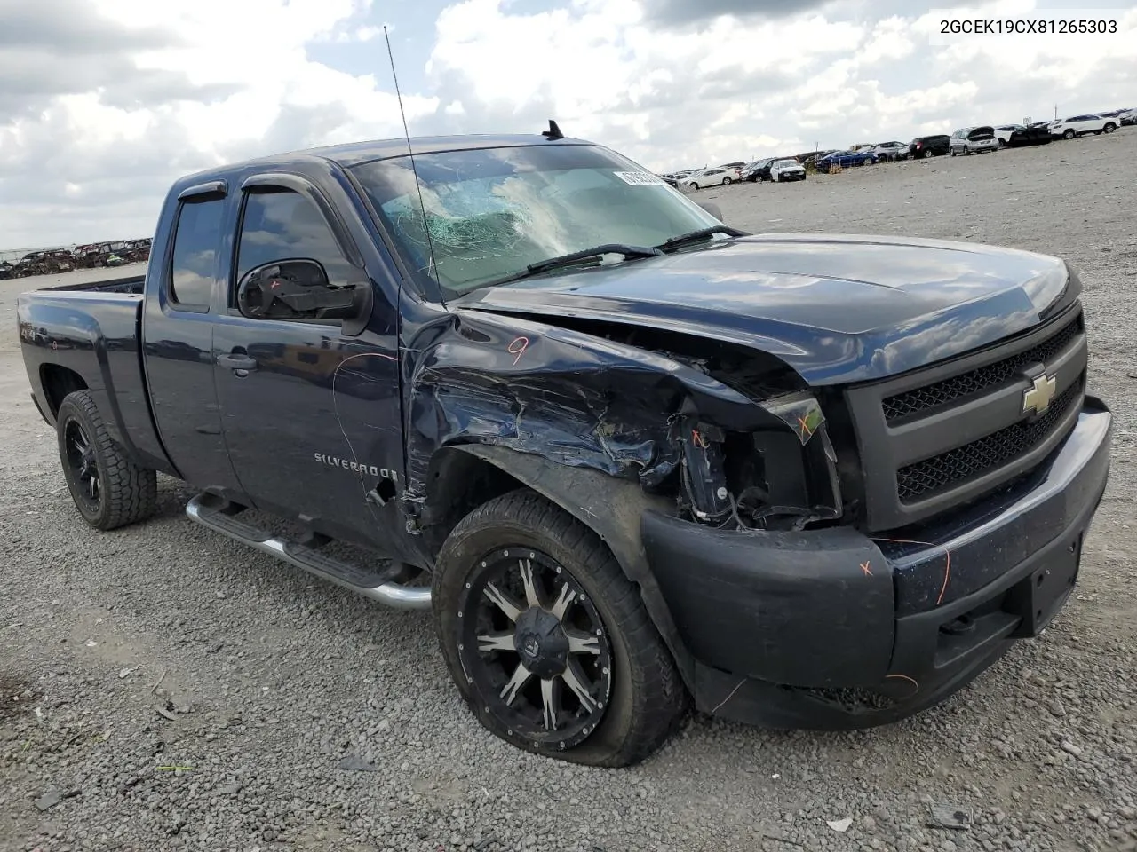 2008 Chevrolet Silverado K1500 VIN: 2GCEK19CX81265303 Lot: 67923534