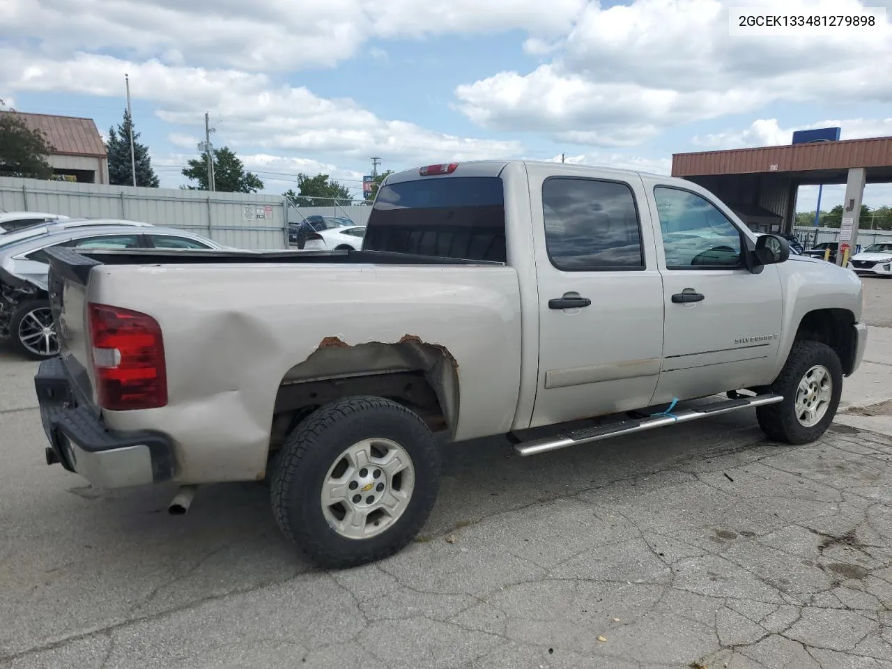 2008 Chevrolet Silverado K1500 VIN: 2GCEK133481279898 Lot: 67929714