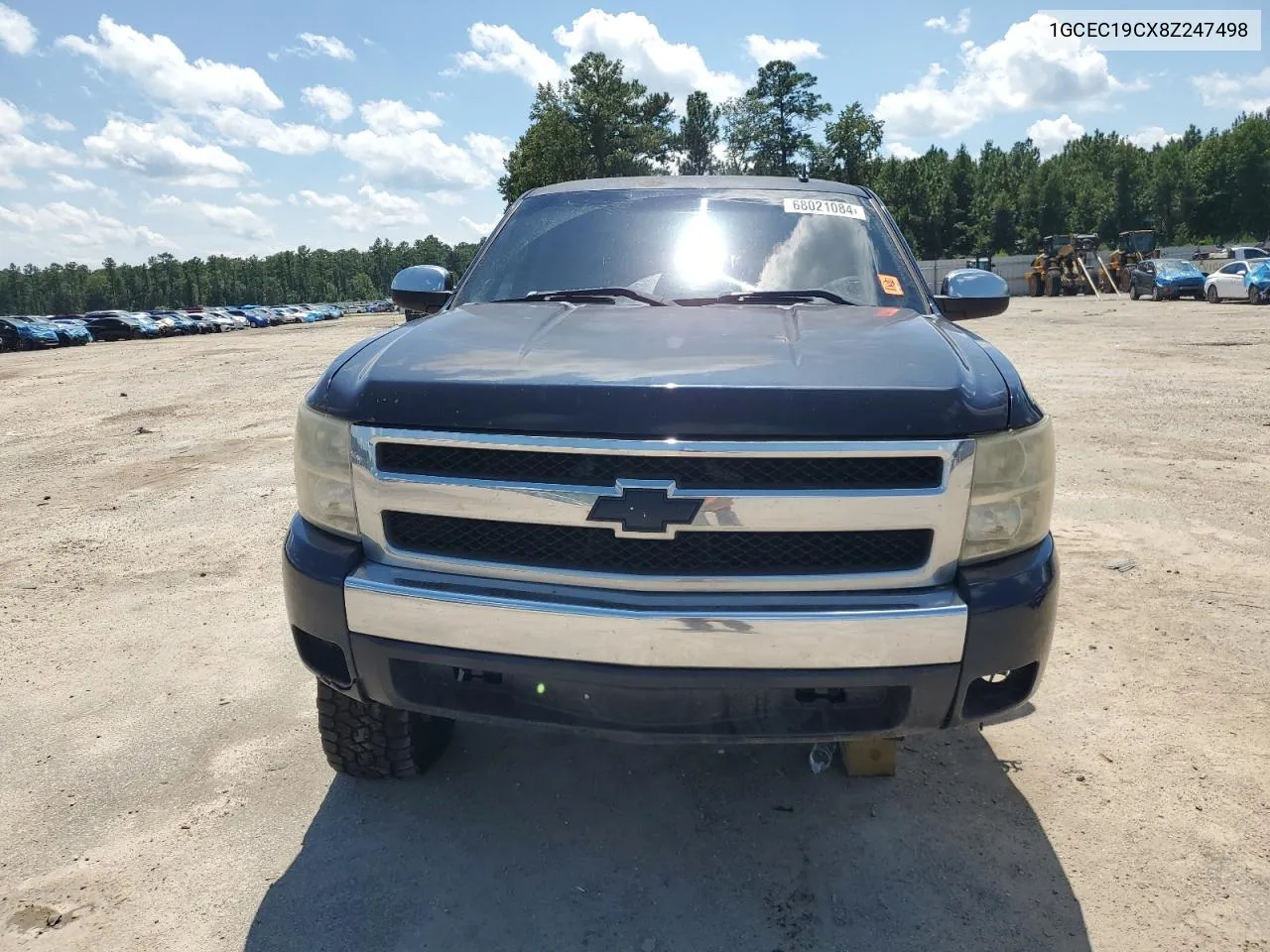 2008 Chevrolet Silverado C1500 VIN: 1GCEC19CX8Z247498 Lot: 68021084