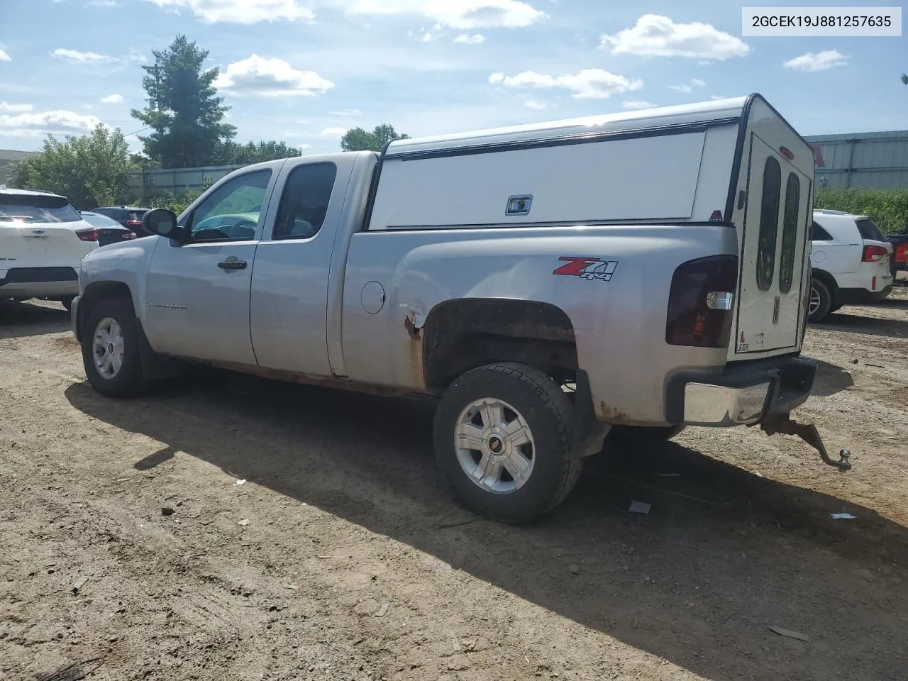 2GCEK19J881257635 2008 Chevrolet Silverado K1500