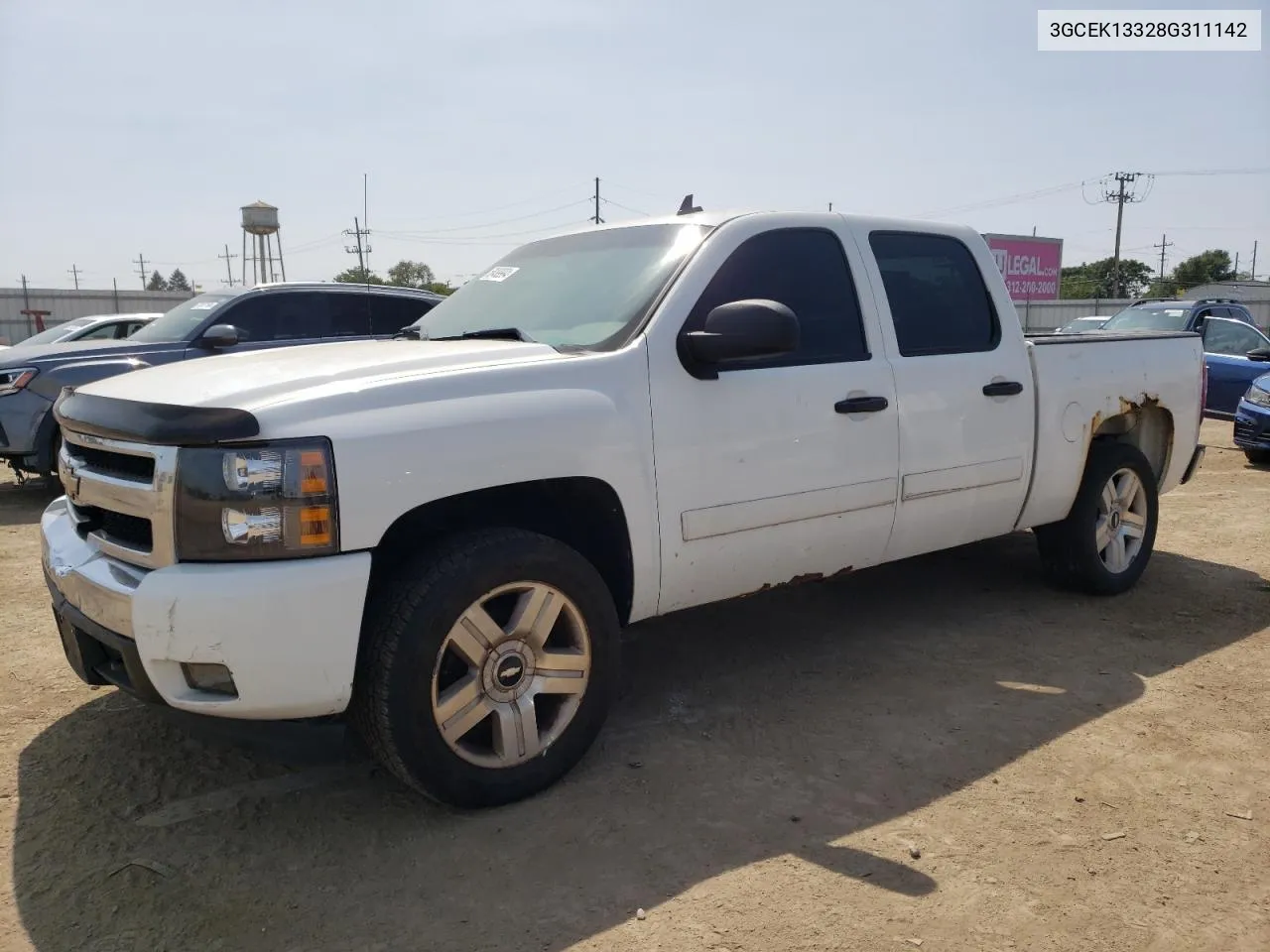 2008 Chevrolet Silverado K1500 VIN: 3GCEK13328G311142 Lot: 68499994