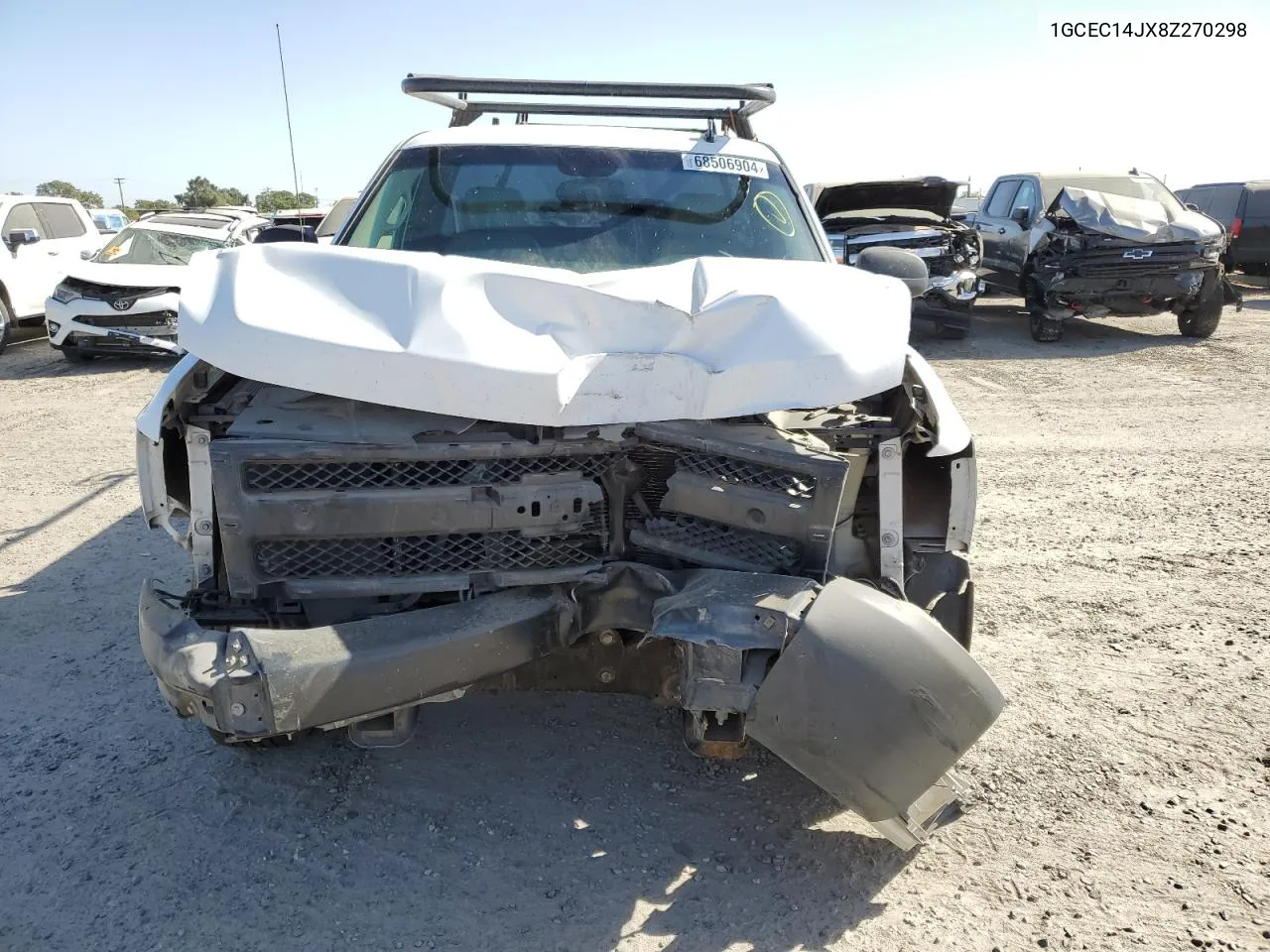 2008 Chevrolet Silverado C1500 VIN: 1GCEC14JX8Z270298 Lot: 68506904