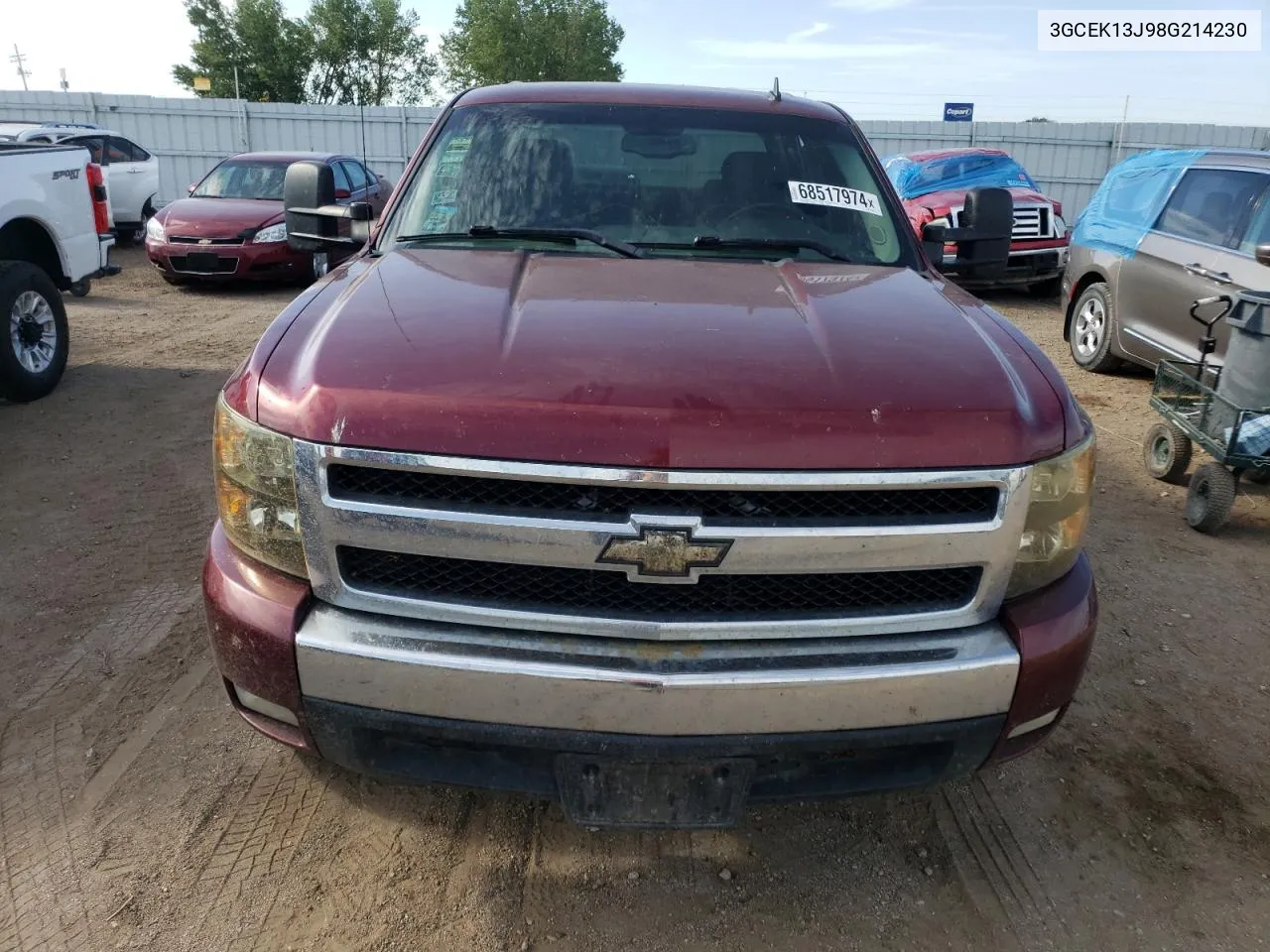 3GCEK13J98G214230 2008 Chevrolet Silverado K1500