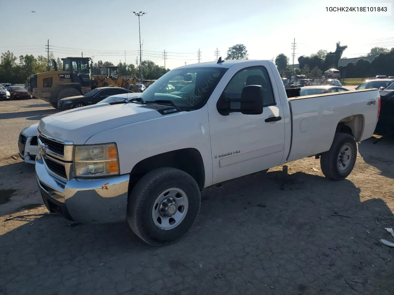 2008 Chevrolet Silverado K2500 Heavy Duty VIN: 1GCHK24K18E101843 Lot: 68642914