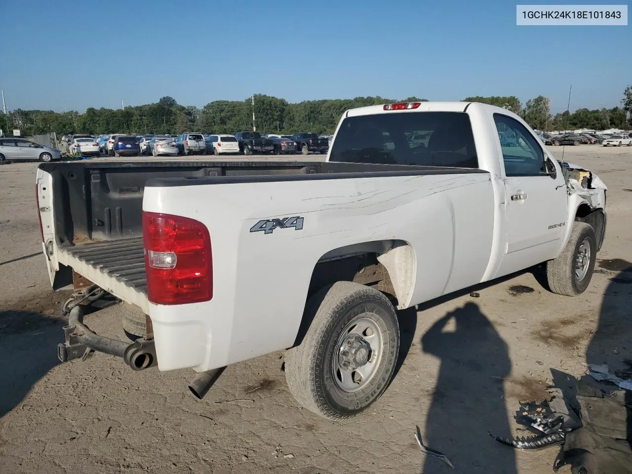 2008 Chevrolet Silverado K2500 Heavy Duty VIN: 1GCHK24K18E101843 Lot: 68642914