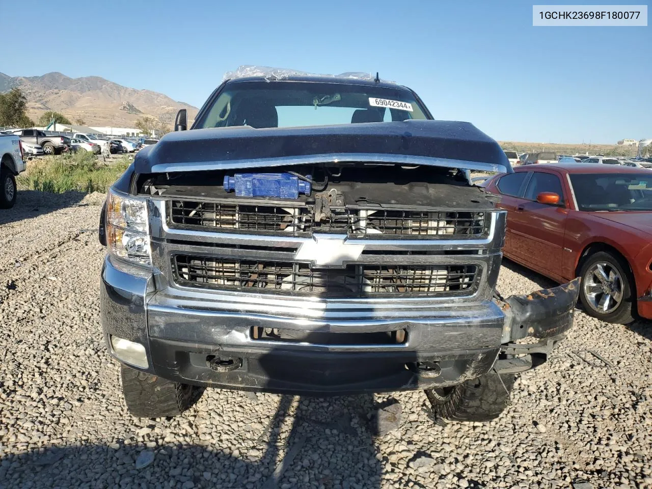 2008 Chevrolet Silverado K2500 Heavy Duty VIN: 1GCHK23698F180077 Lot: 69042344