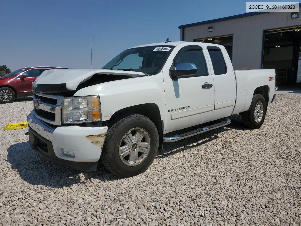 2008 Chevrolet Silverado C1500 VIN: 2GCEC19J681169020 Lot: 69099104