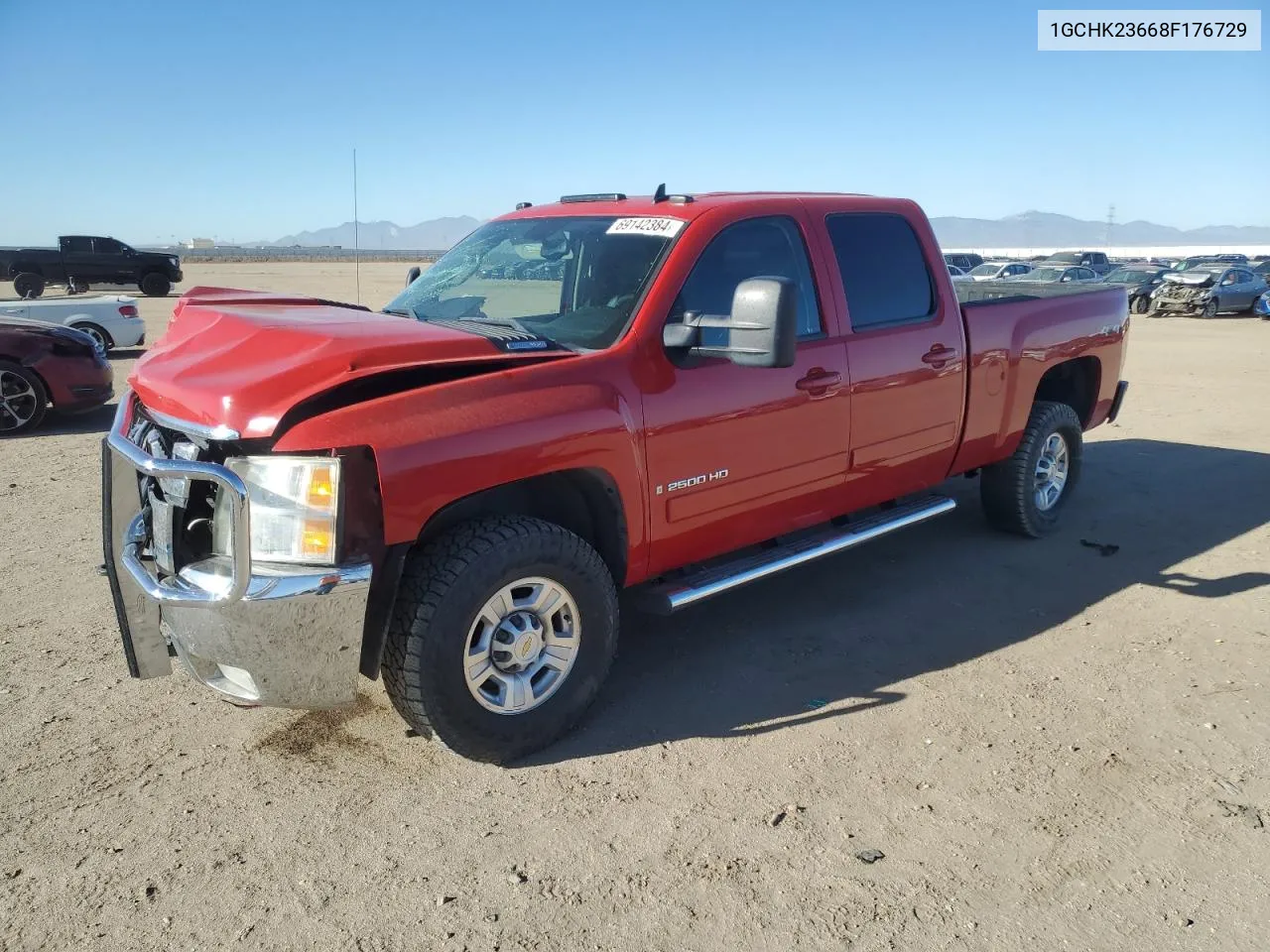 2008 Chevrolet Silverado K2500 Heavy Duty VIN: 1GCHK23668F176729 Lot: 69142384