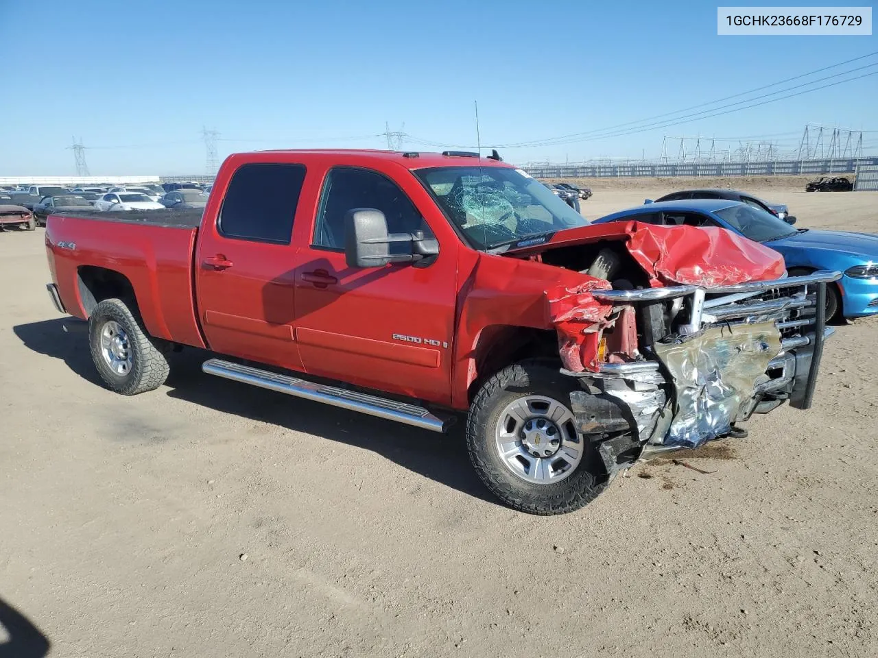 2008 Chevrolet Silverado K2500 Heavy Duty VIN: 1GCHK23668F176729 Lot: 69142384