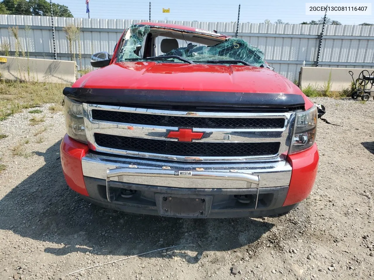 2008 Chevrolet Silverado K1500 VIN: 2GCEK13C081116407 Lot: 69290354