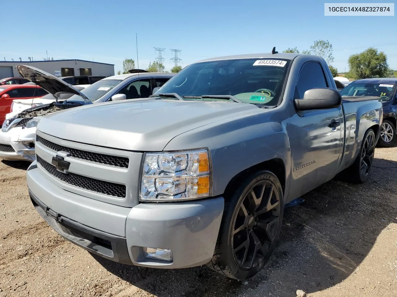 2008 Chevrolet Silverado C1500 VIN: 1GCEC14X48Z327874 Lot: 69333574