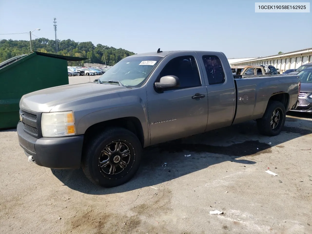 2008 Chevrolet Silverado K1500 VIN: 1GCEK19058E162925 Lot: 69379374