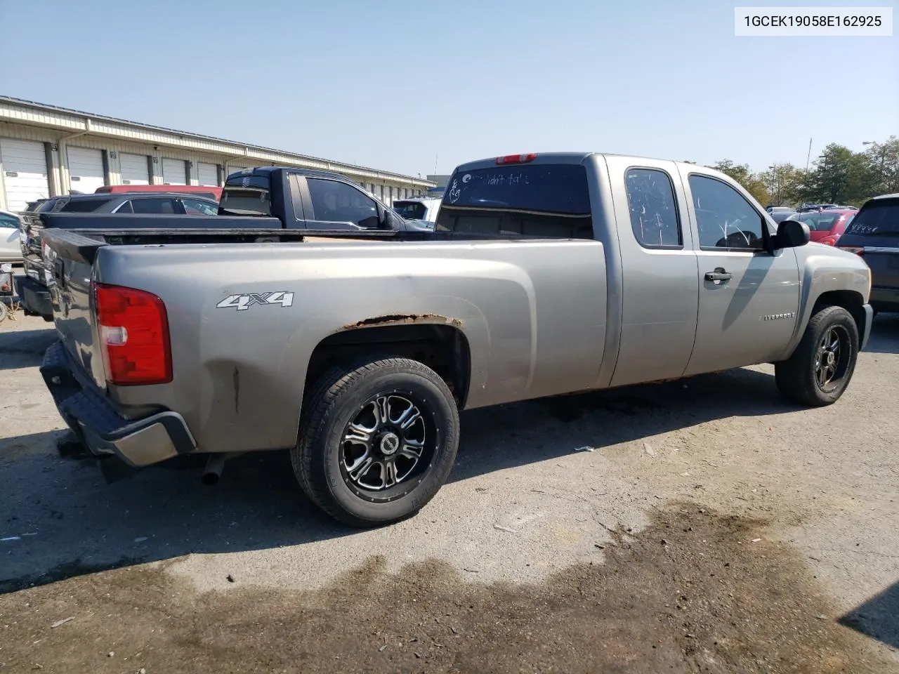 2008 Chevrolet Silverado K1500 VIN: 1GCEK19058E162925 Lot: 69379374