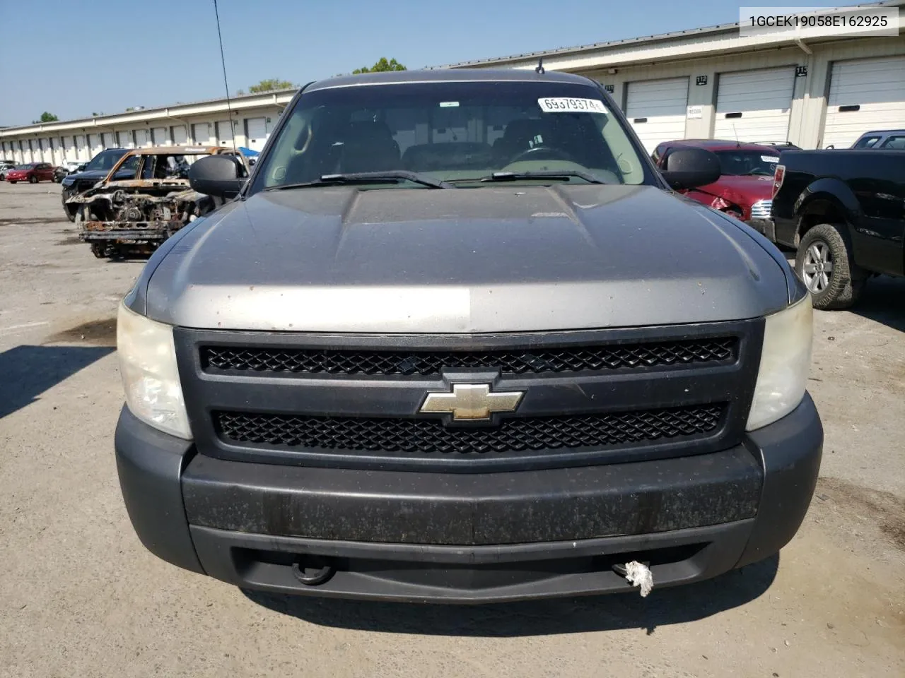 2008 Chevrolet Silverado K1500 VIN: 1GCEK19058E162925 Lot: 69379374