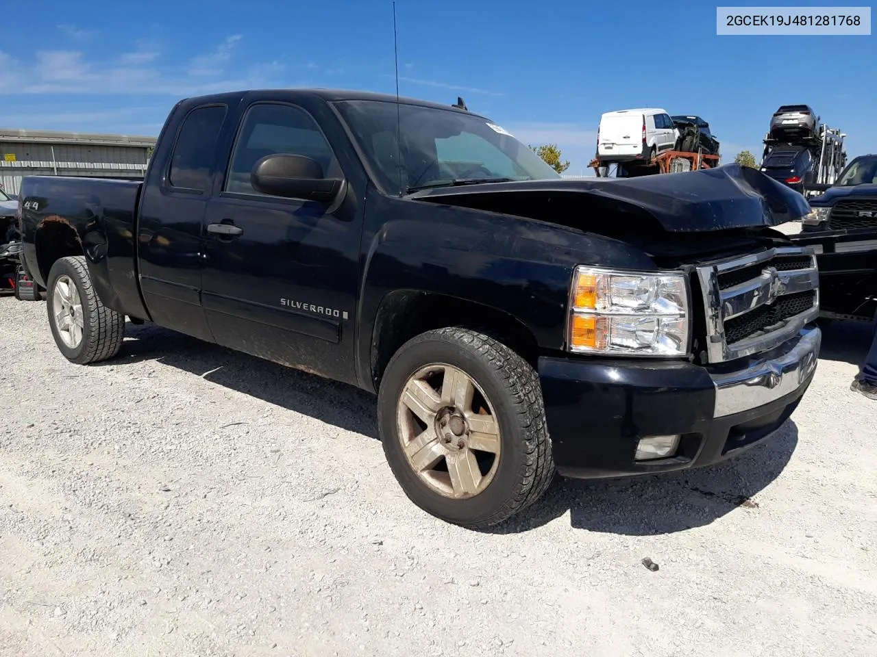 2008 Chevrolet Silverado K1500 VIN: 2GCEK19J481281768 Lot: 69471204