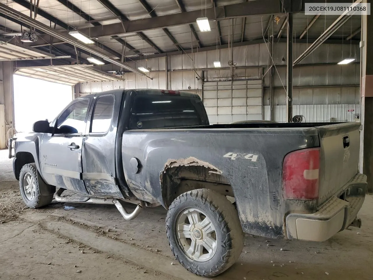 2008 Chevrolet Silverado K1500 VIN: 2GCEK19J081110368 Lot: 69655644