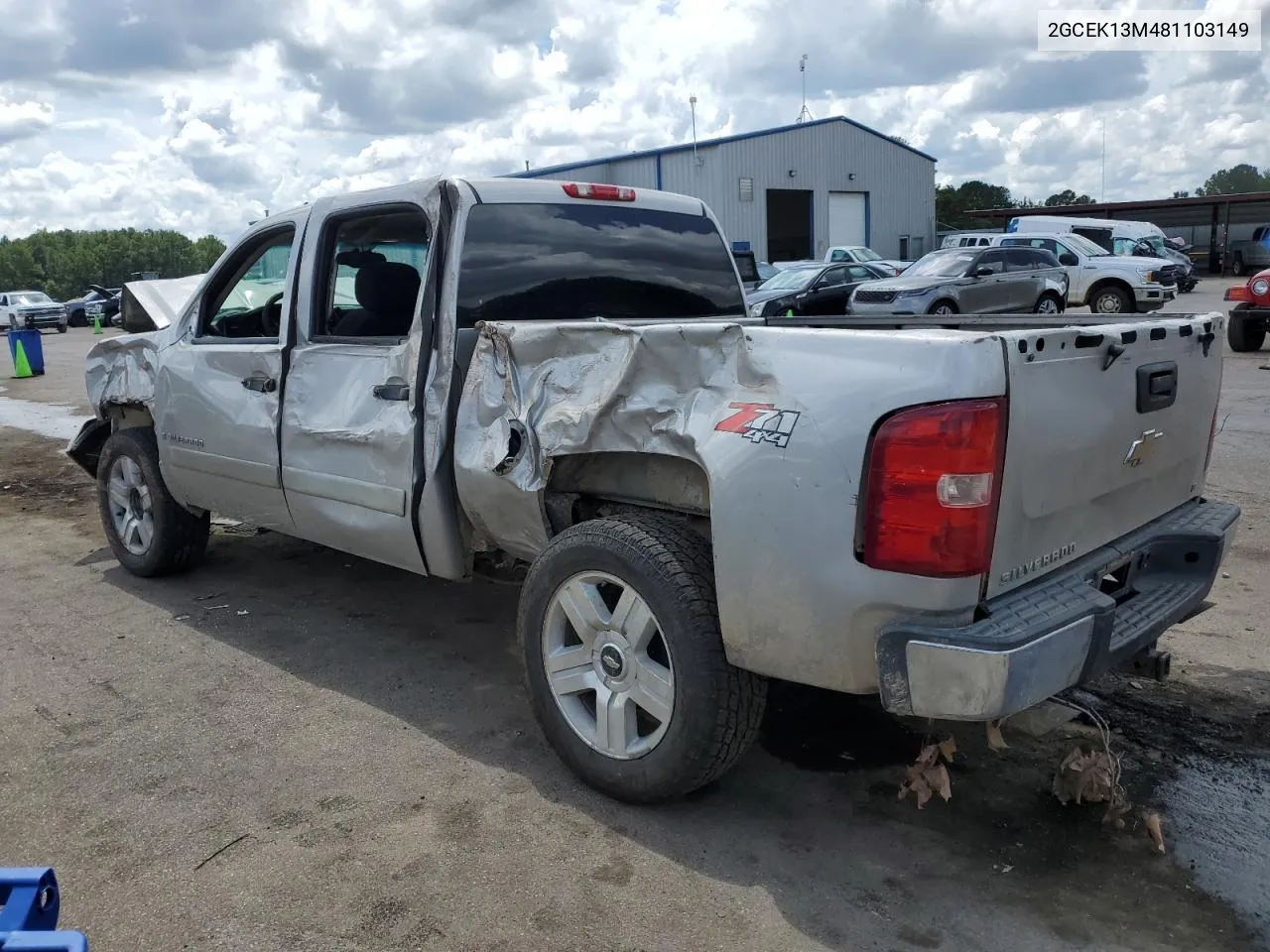 2008 Chevrolet Silverado K1500 VIN: 2GCEK13M481103149 Lot: 69664184