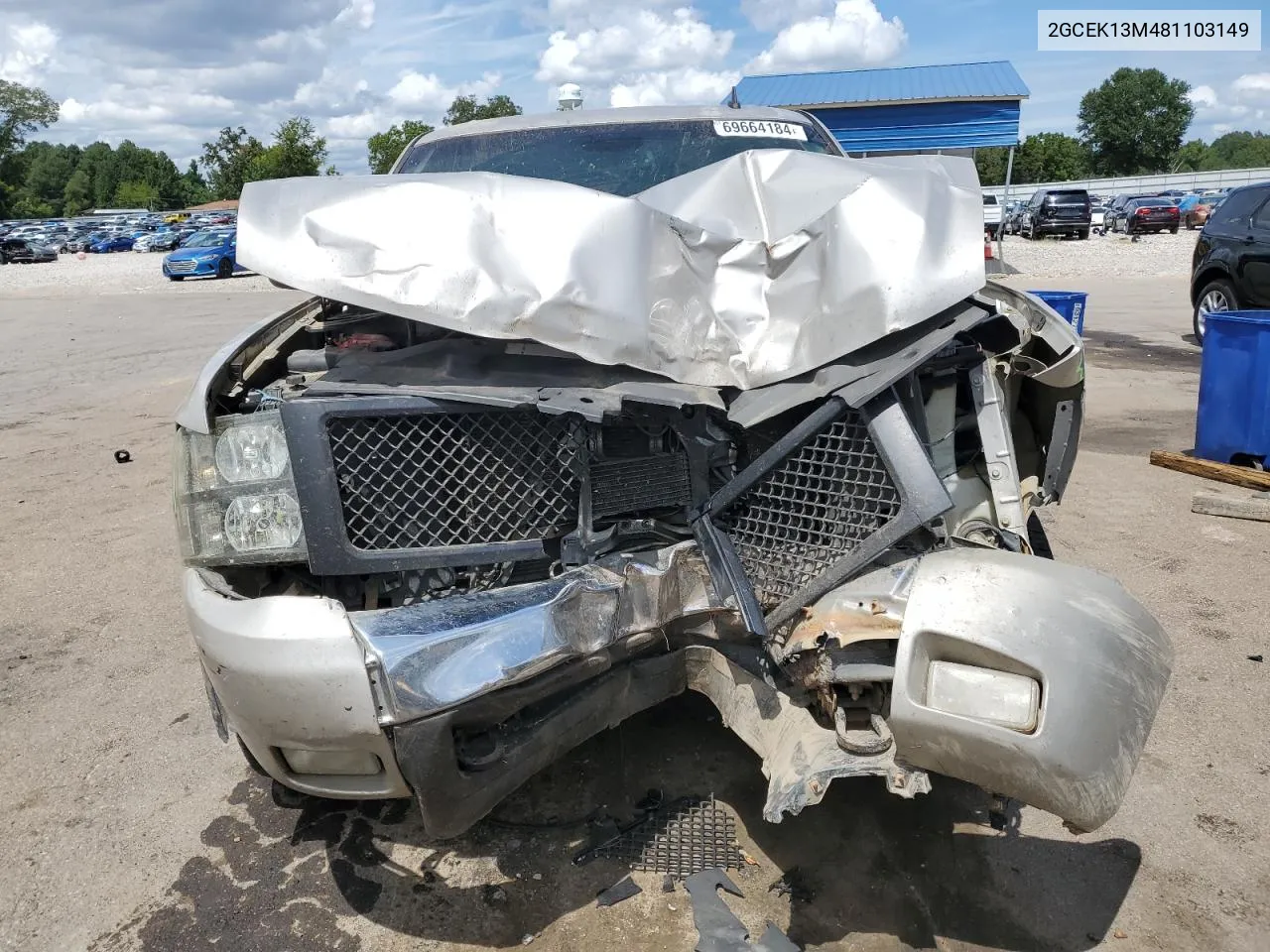 2GCEK13M481103149 2008 Chevrolet Silverado K1500