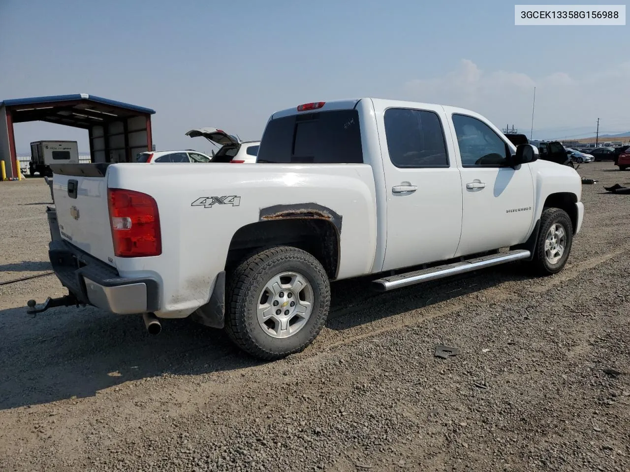 2008 Chevrolet Silverado K1500 VIN: 3GCEK13358G156988 Lot: 69715674