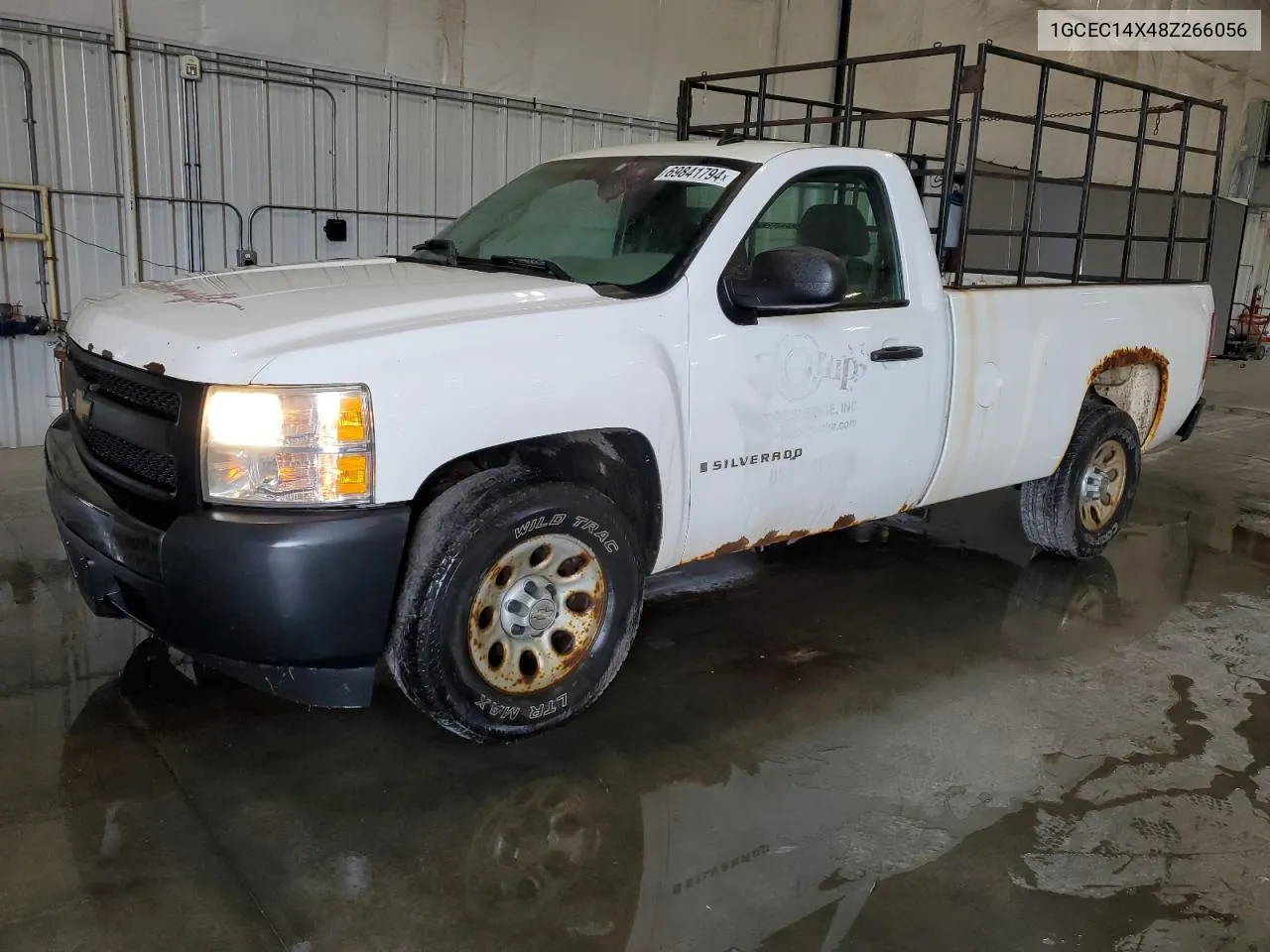 2008 Chevrolet Silverado C1500 VIN: 1GCEC14X48Z266056 Lot: 69841794