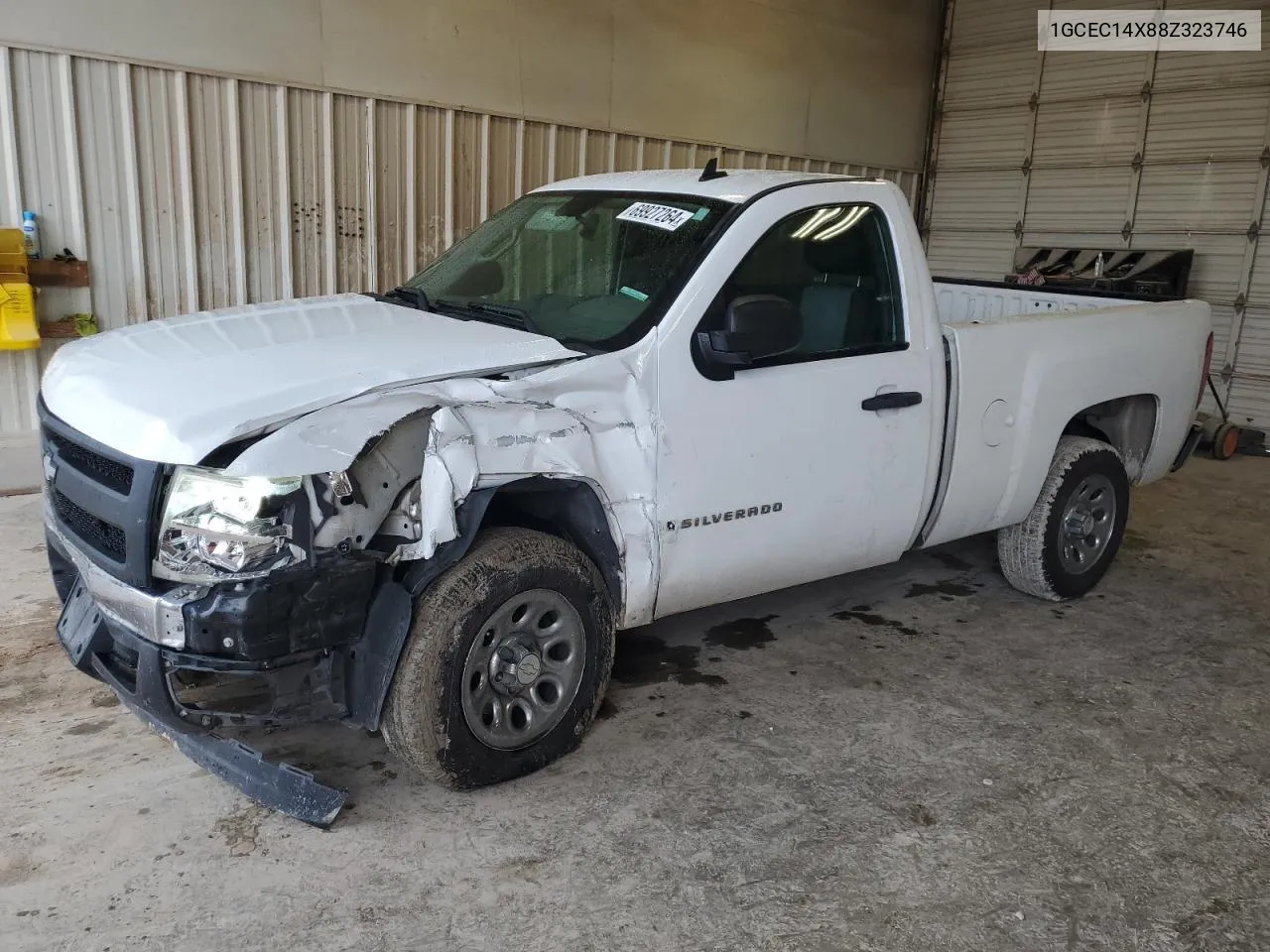 2008 Chevrolet Silverado C1500 VIN: 1GCEC14X88Z323746 Lot: 69927264