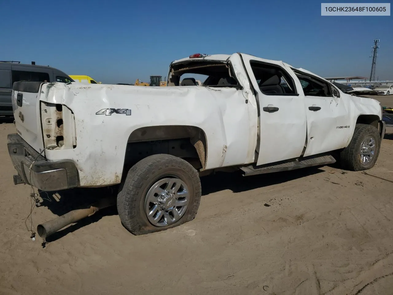 2008 Chevrolet Silverado K2500 Heavy Duty VIN: 1GCHK23648F100605 Lot: 69979534